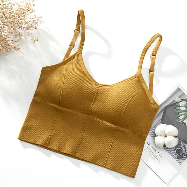 U-shaped Back Bra Lingerie Sports Top - Walmel