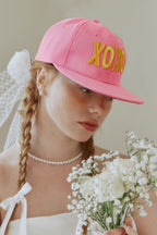 Bonbon XOXO Letter Embroidered Valentines Day Custom Baseball Cap