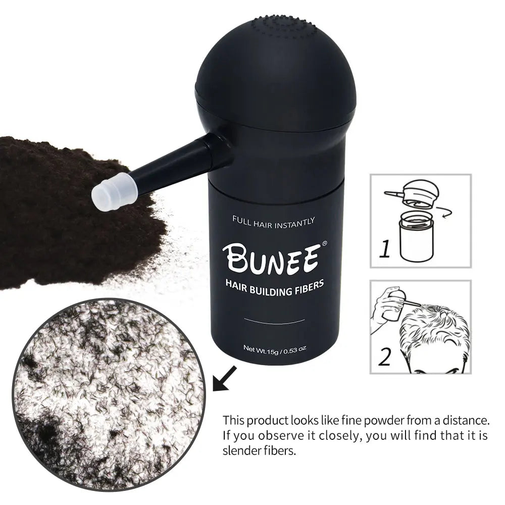 Natural hair-dense fibers