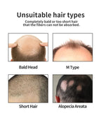 Natural hair-dense fibers