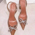 Bowknot Slingback High heels