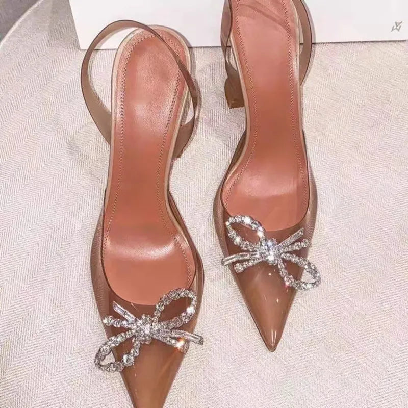 Bowknot Slingback High heels