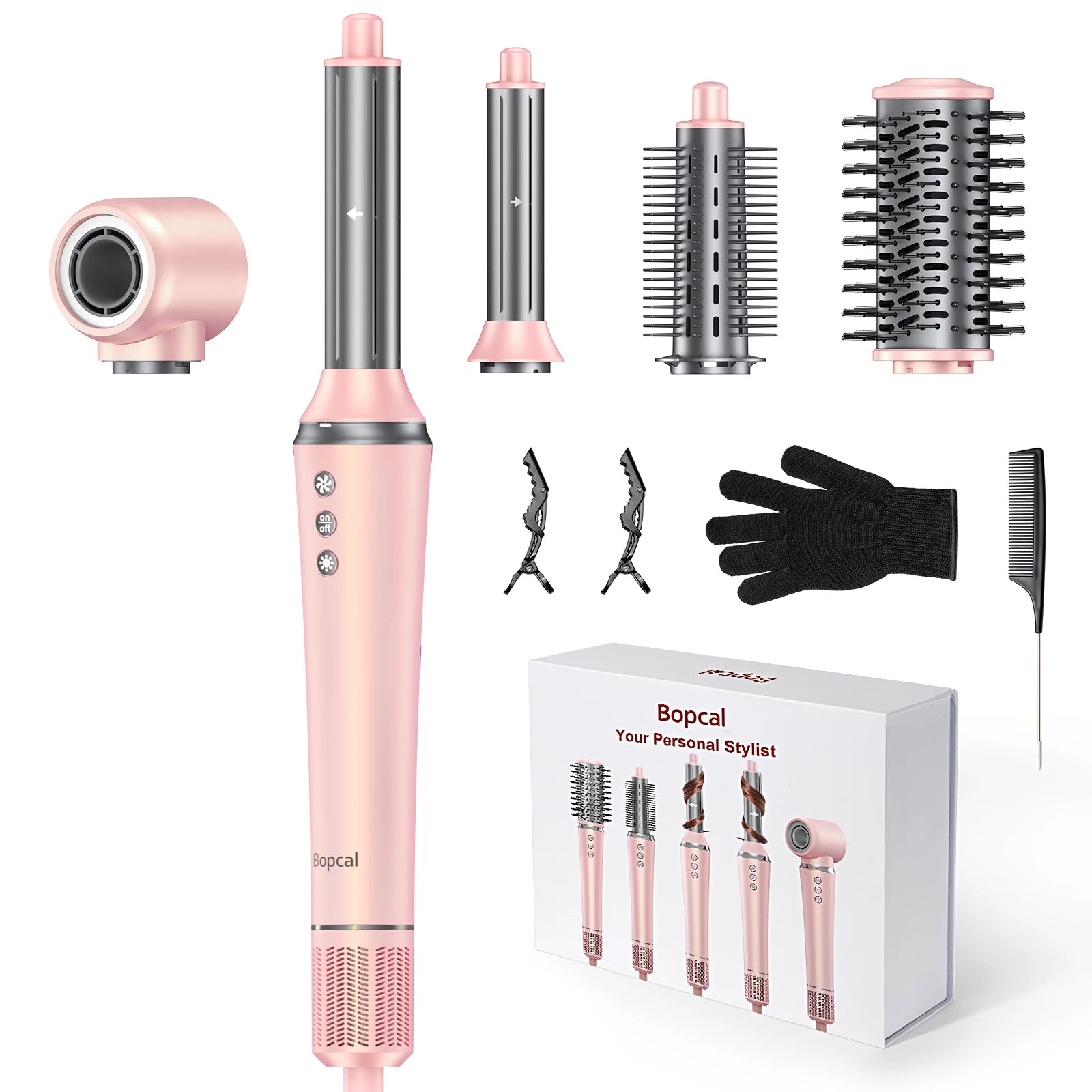 5 In 1 Hair Dryer Hot Air Comb