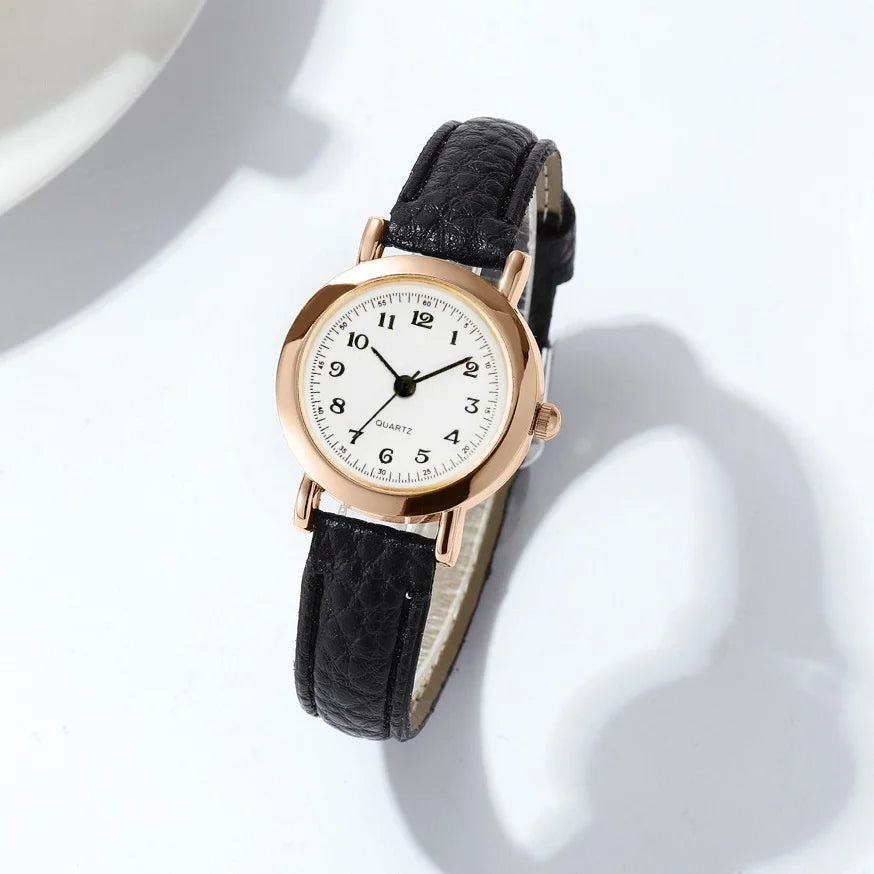 Arabic Leather Band Wristwatches