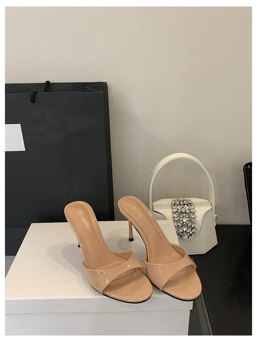 Outdoor Flip Flops Thin High Heel