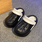 Thick-Soled Toe-Toe Shoes and Slippers