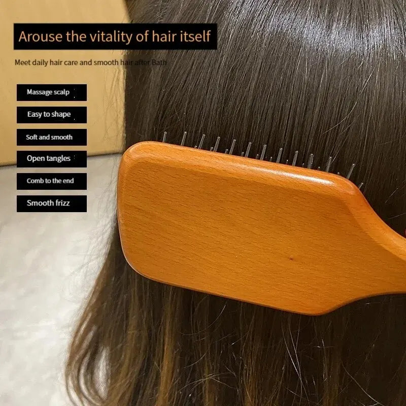 Wooden Airbag Massage Comb