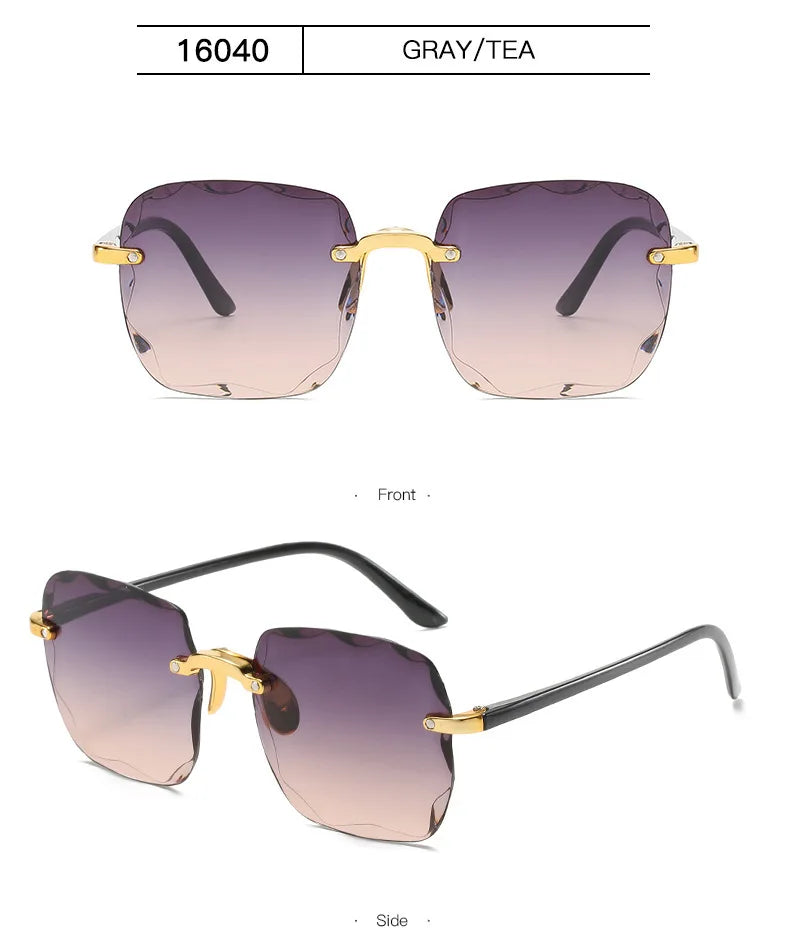 New Rimless Women's Sunglasses