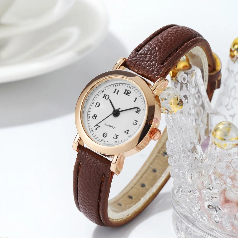 Arabic Leather Band Wristwatches