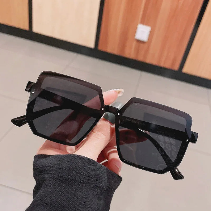 Men Brand Square Sun Glasses