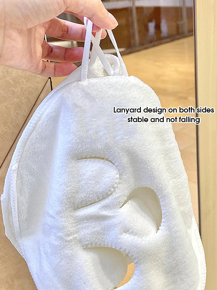 Heating cold hot compress face towel