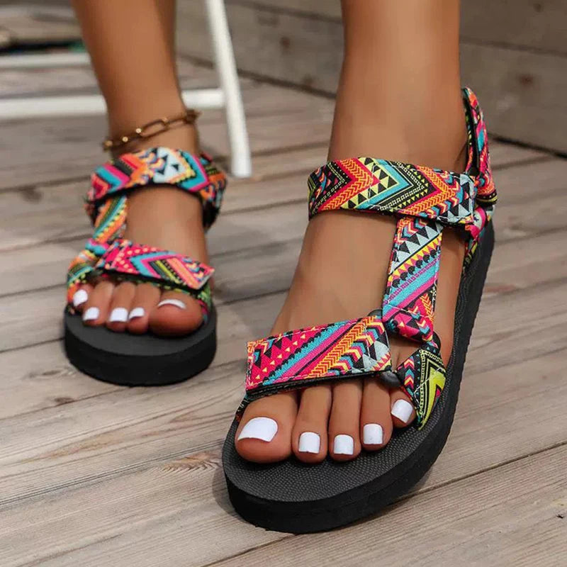 Hemp Rope Set Foot Beach Sandals