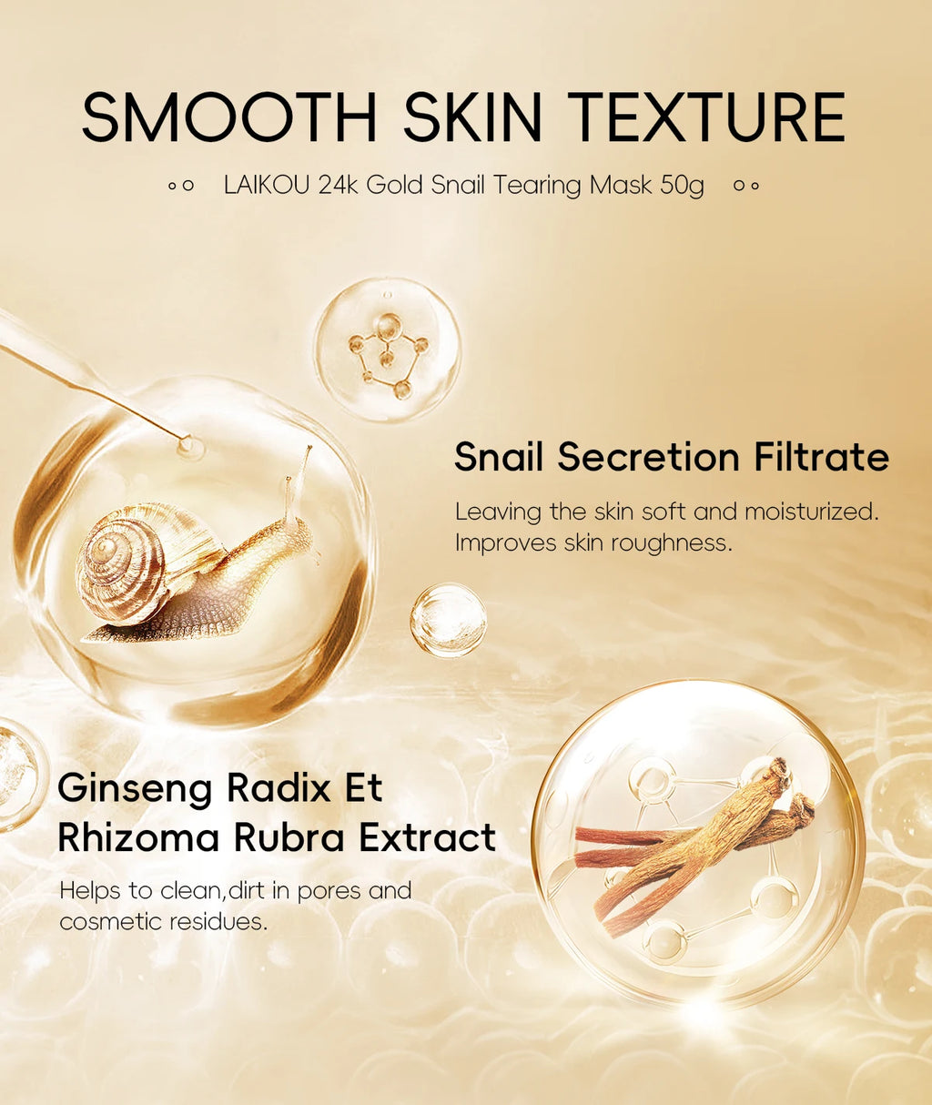 24K Gold Snail Peel-Off Mask
