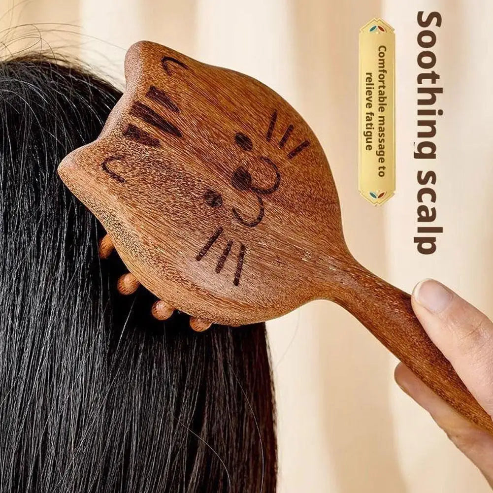 Rosewood Hair Comb with Smooth Teeth
