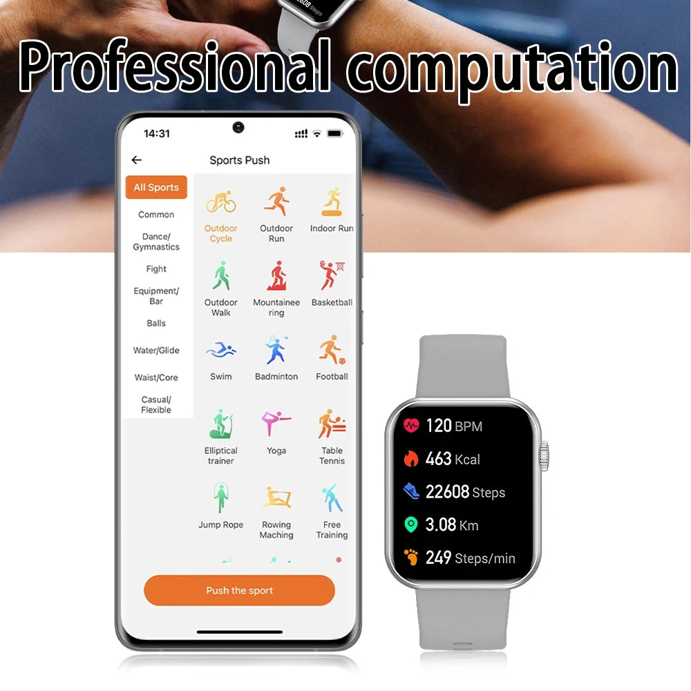 Full Touch Screen Waterproof Watches