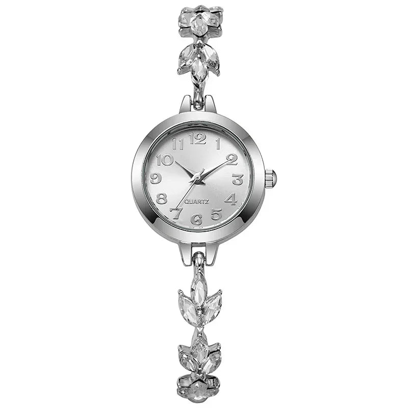 Elegant Rhinestone Bracelet Quartz Watch
