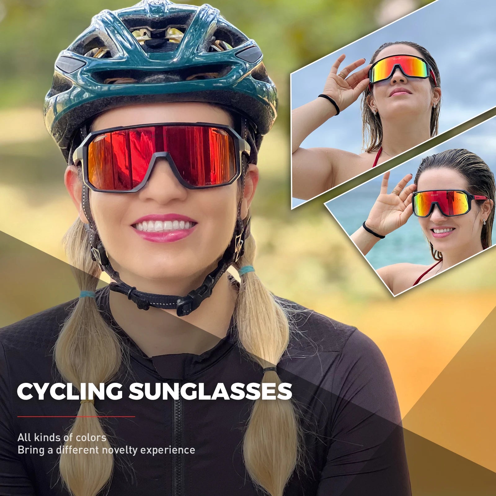 Bicycle Women Riding Hiking Sunglasses