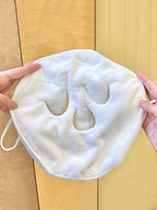 Heating cold hot compress face towel