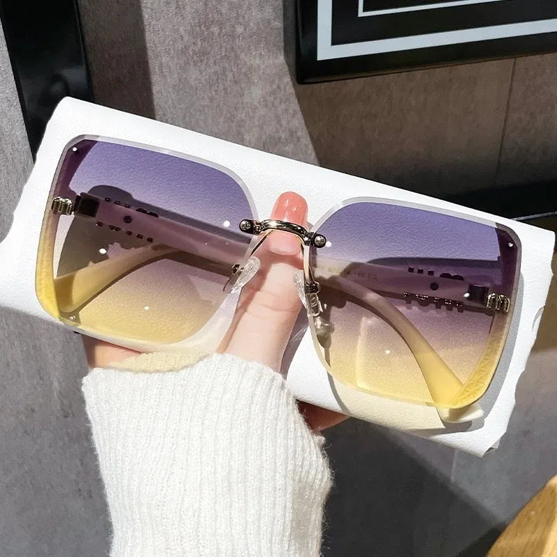 Fashion Oversized Square Sunglasses