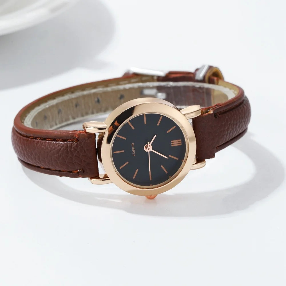 Arabic Leather Band Wristwatches