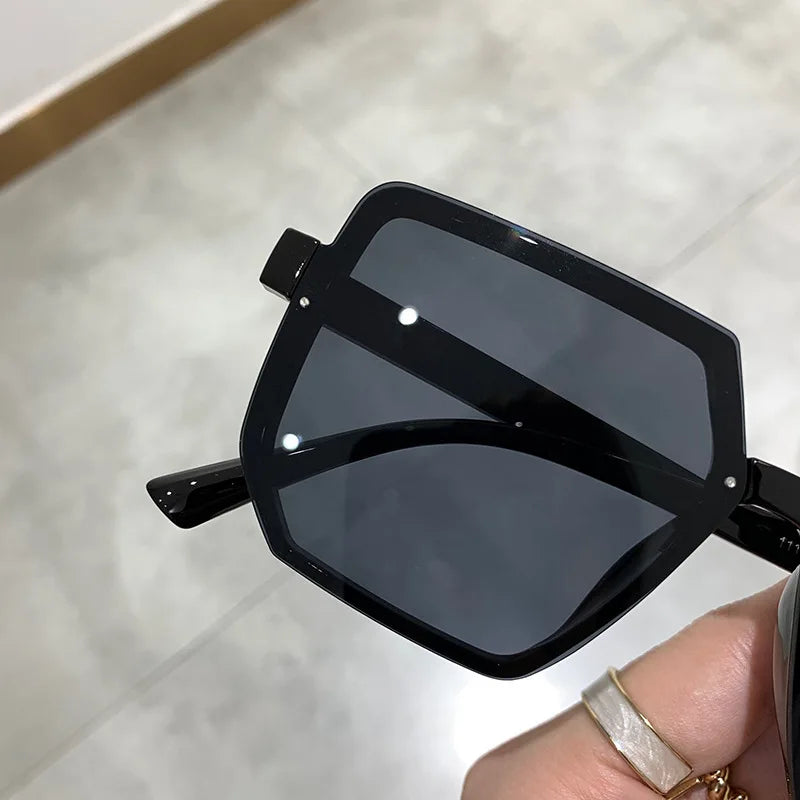Men Brand Square Sun Glasses