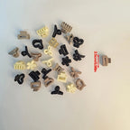 Beige Mixed Pack Small Clips