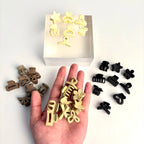 Beige Mixed Pack Small Clips