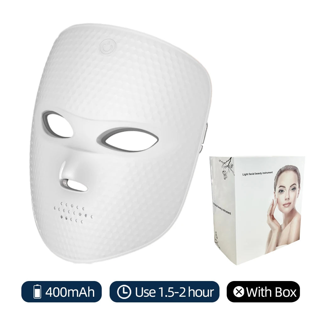 7 Colors LED Facial Mask Light
