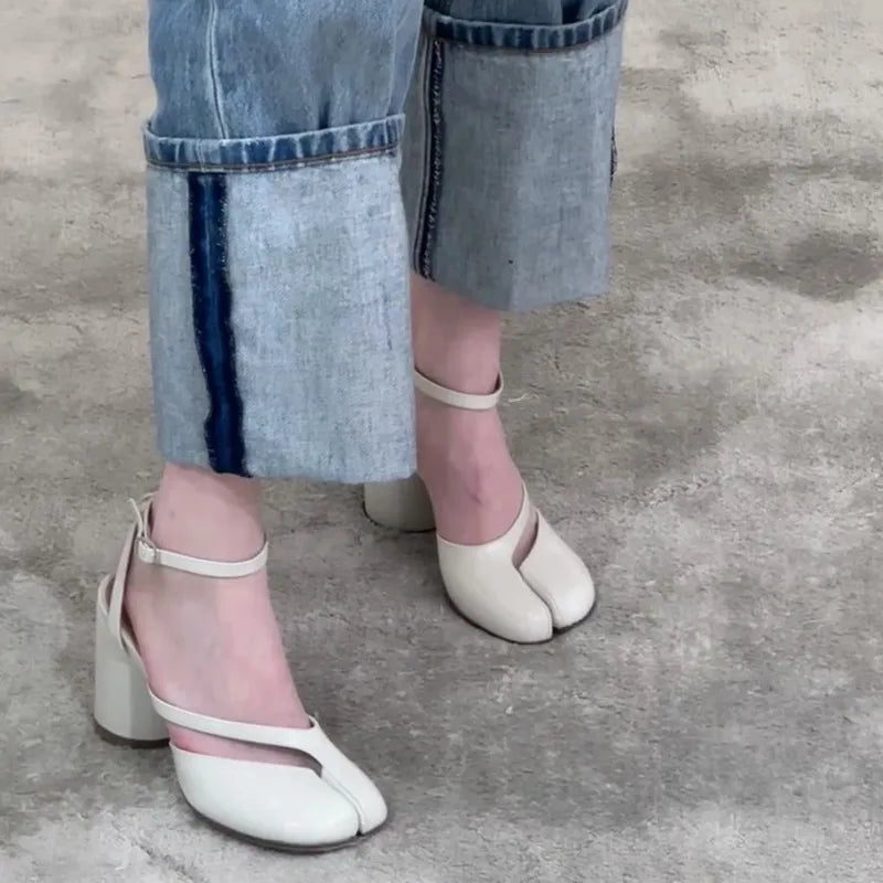 Slingbacks Female Thick High heels
