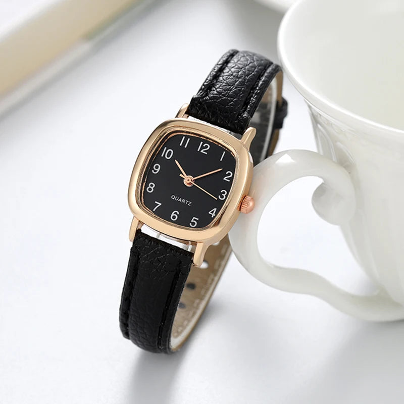 Arabic Leather Band Wristwatches