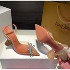 Bowknot Slingback High heels