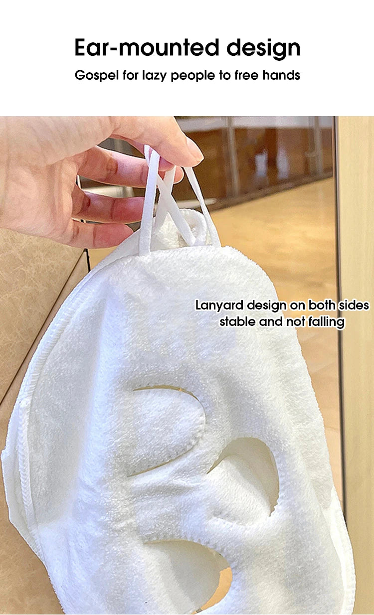 Heating cold hot compress face towel