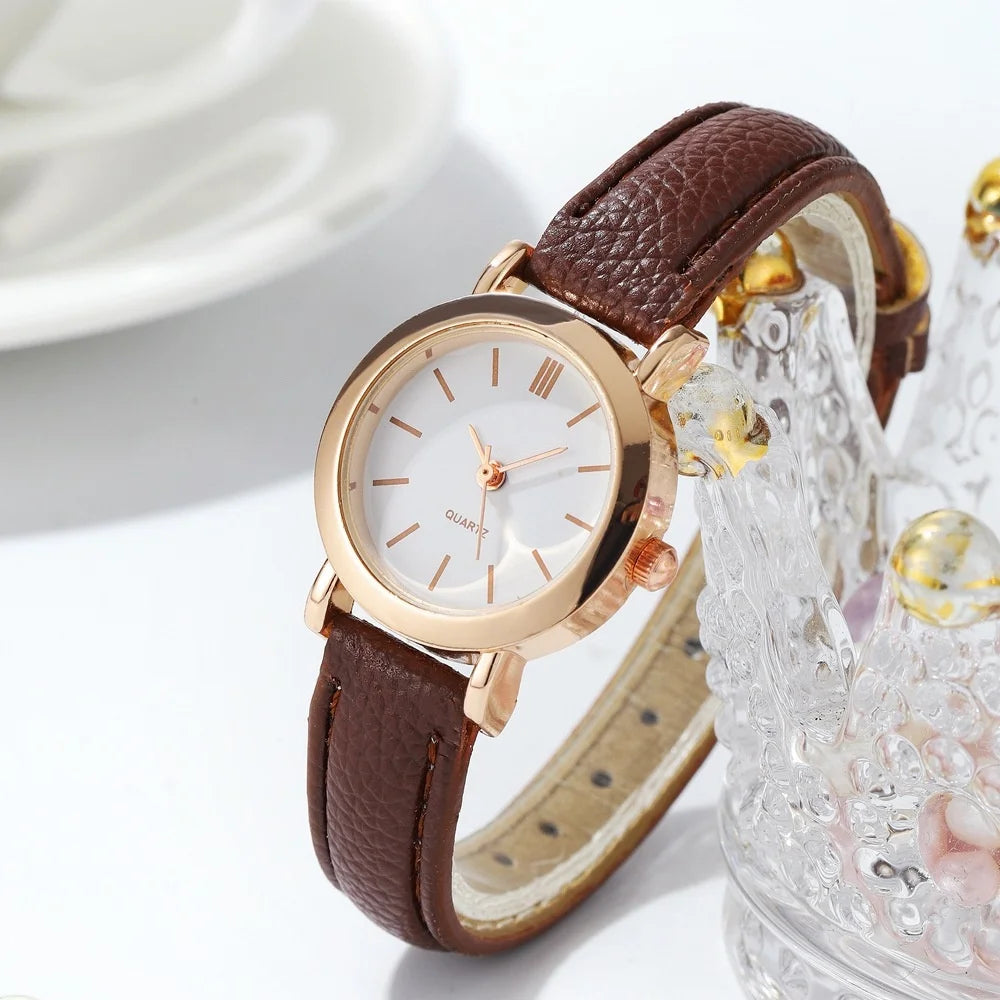 Arabic Leather Band Wristwatches