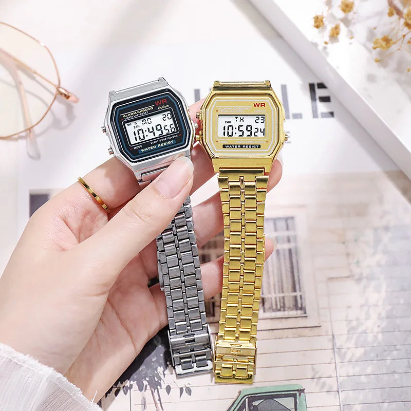 Digital Display Retro Style Watches