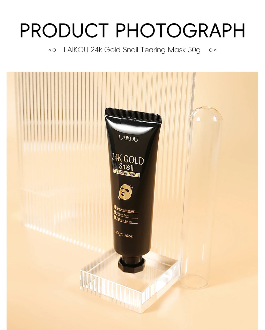 24K Gold Snail Peel-Off Mask