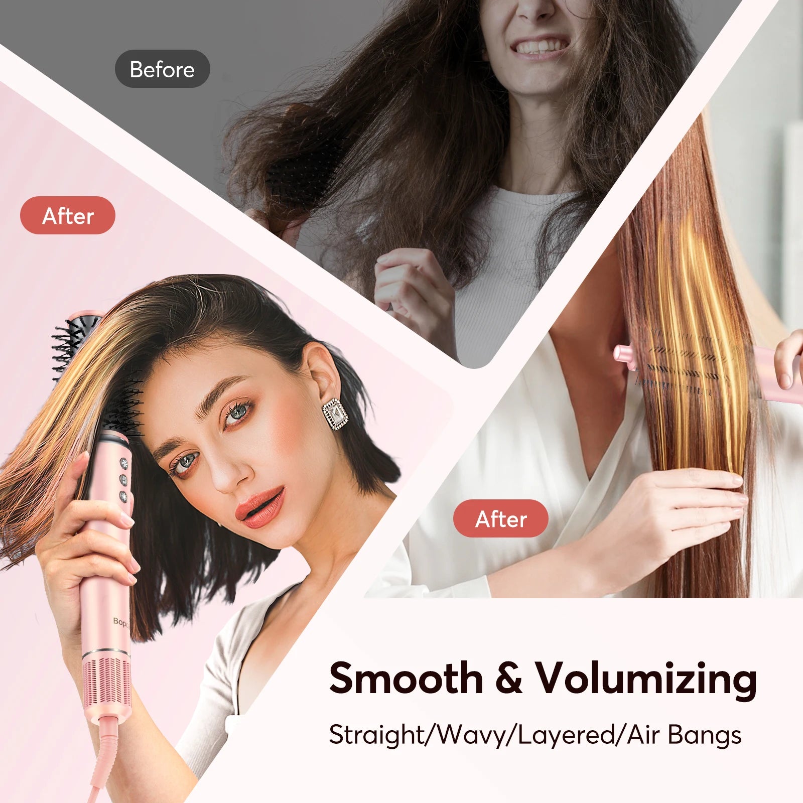 5 In 1 Hair Dryer Hot Air Comb