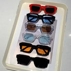 Vintage Rectangle Frame Sunglasses