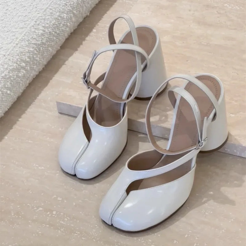 Slingbacks Female Thick High heels