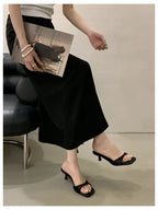 Outdoor Flip Flops Thin High Heel