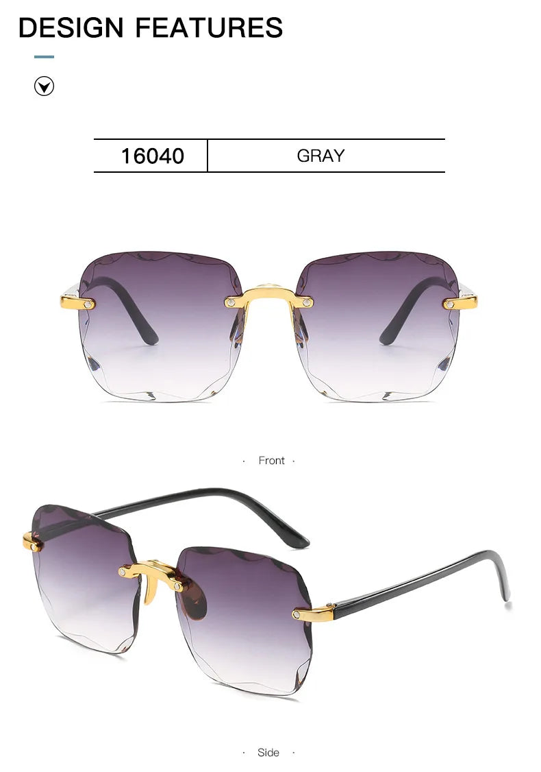 New Rimless Women's Sunglasses