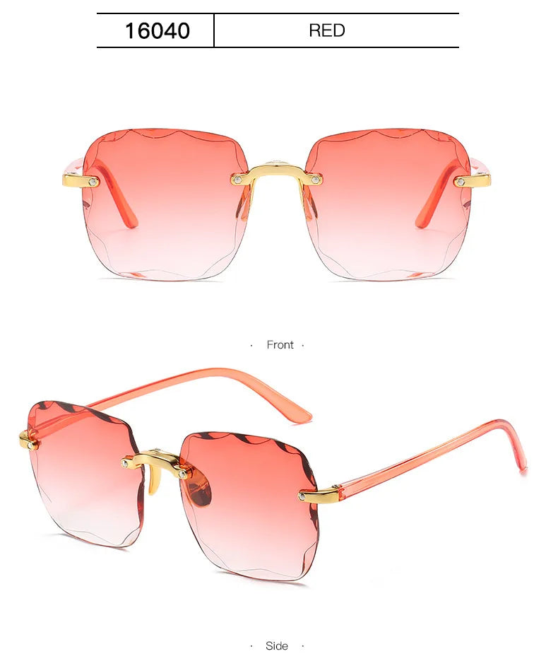 New Rimless Women's Sunglasses