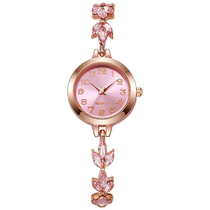 Elegant Rhinestone Bracelet Quartz Watch