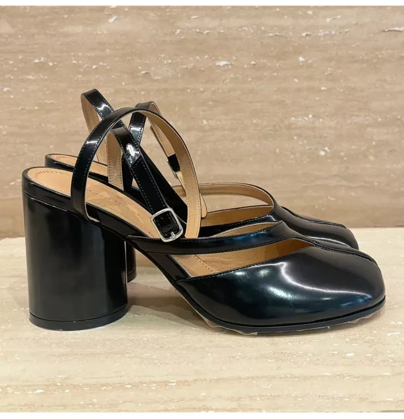 Slingbacks Female Thick High heels