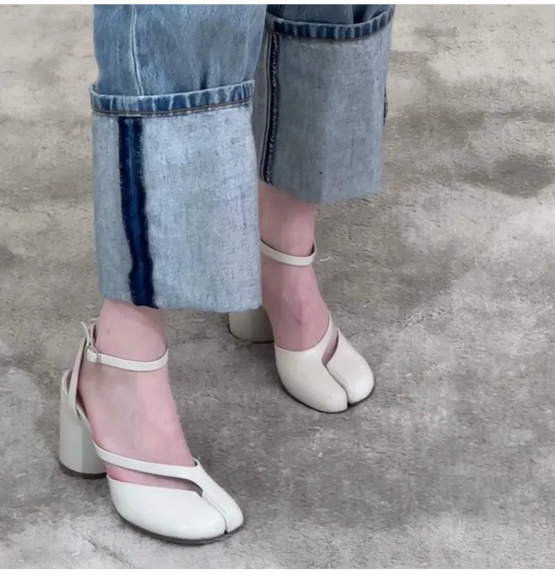 Slingbacks Female Thick High heels