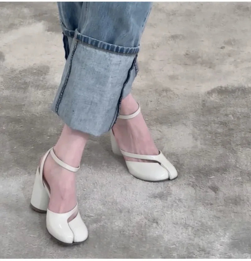 Slingbacks Female Thick High heels