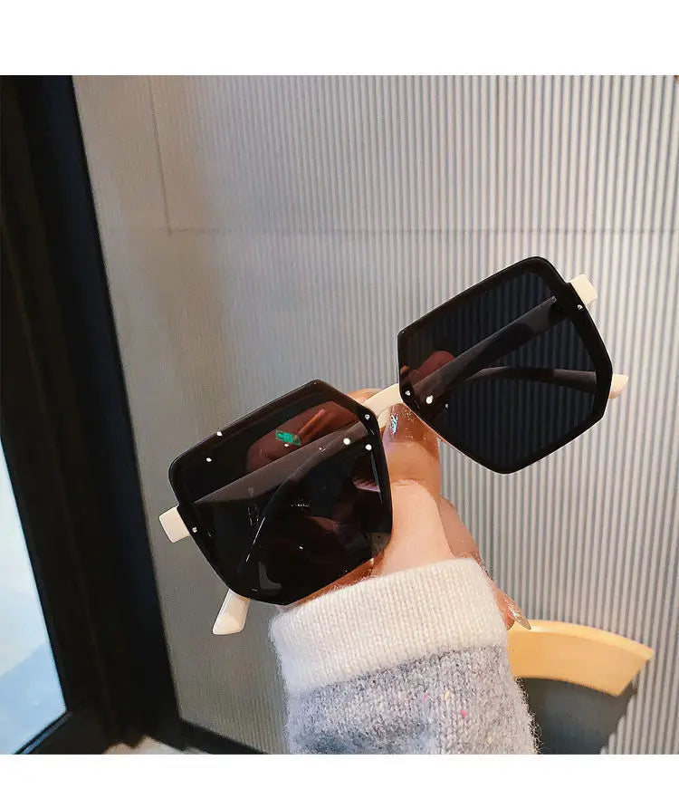 Men Brand Square Sun Glasses
