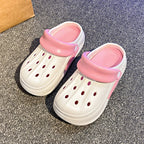 Thick-Soled Toe-Toe Shoes and Slippers