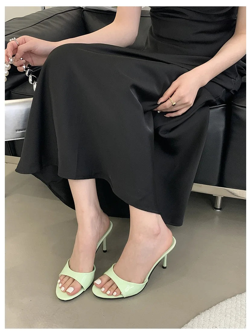 Outdoor Flip Flops Thin High Heel
