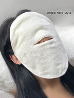 Heating cold hot compress face towel