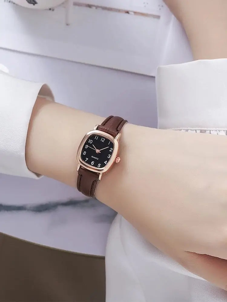 Arabic Leather Band Wristwatches